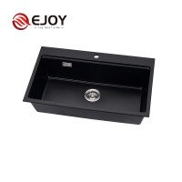 EJOY High Quality quartz sink Customized quartz stone kitchen sink