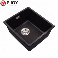 High Quality Customized undermount black kitchen sink single bowl